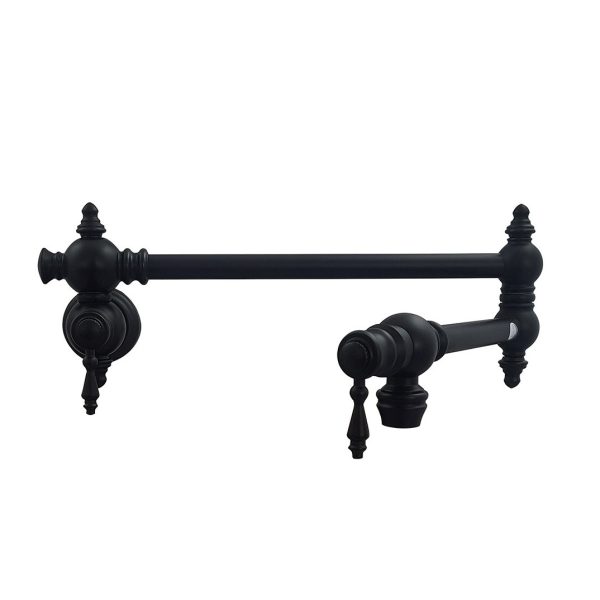 Nobel-faucet-apolo-pot-filler-two-lever-wall-mounted-black