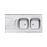 البرز سینک ظرفشویی 120/50 ساحل براق  0/04 راست