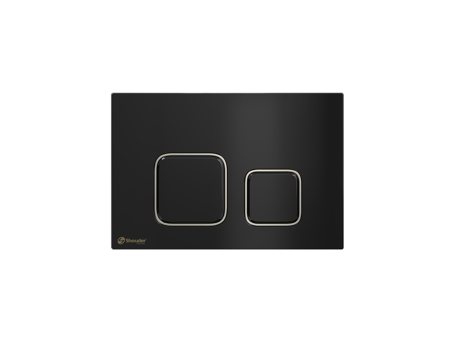 شودر کلید فلاش توکار مربع مشکی کروم (رن) شودر کلید فلاش توکار مربع مشکی کروم (رن)