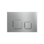 شودر کلید فلاش توکار مربع کروم مات (رن)