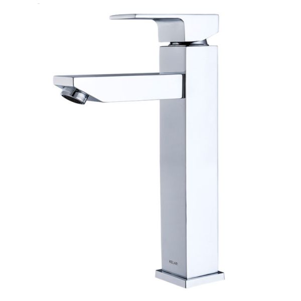 روشویی-فلت-کروم-پایه بلند