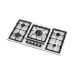 میکس پلاس گاز پنج شعله شیشه ای E518W
